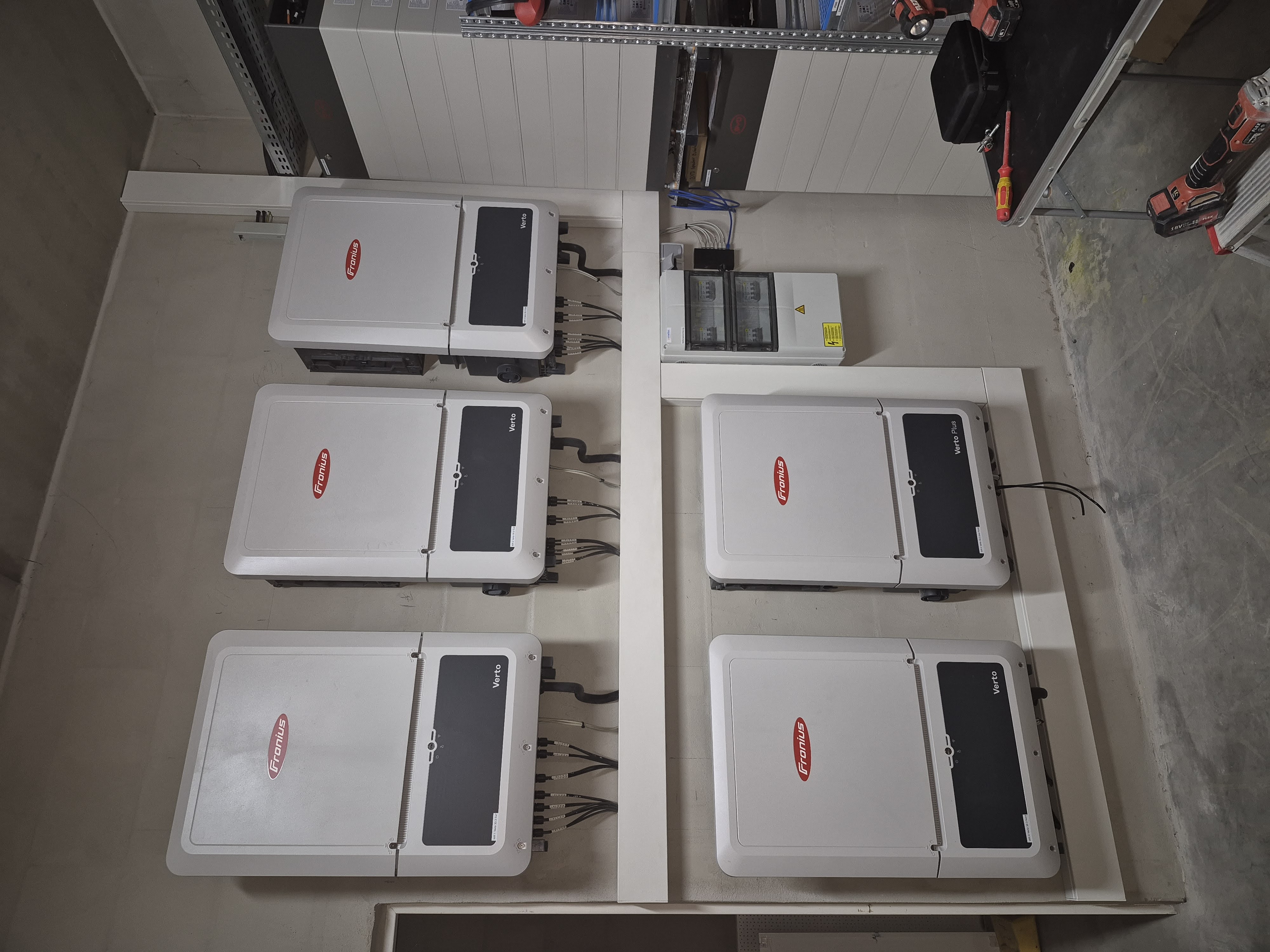 Fronius-Wechselrichter-Installation